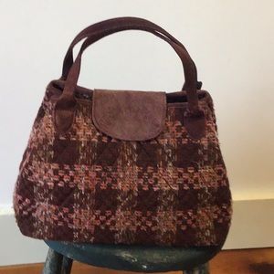 Vera Bradley tweed purse.